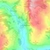 Mapa topográfico Summerbridge, altitud, relieve