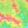 Mapa topográfico Siebenellen, altitud, relieve