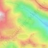 Mapa topográfico Ibones de Ixalenques, altitud, relieve