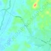 Mapa topográfico Sialang, altitud, relieve