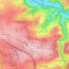 Mapa topográfico Le Péry, altitud, relieve