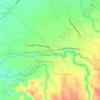 Mapa topográfico Bucal IV-B, altitud, relieve