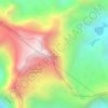 Mapa topográfico Nevado Colquepucro, altitud, relieve