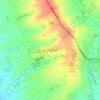 Mapa topográfico Thimbleby, altitud, relieve