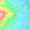 Mapa topográfico Vereda el Ajizal, altitud, relieve