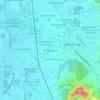 Mapa topográfico Kampung Jana, altitud, relieve
