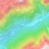 Mapa topográfico Livet, altitud, relieve