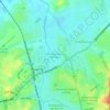 Mapa topográfico Kampung Melayu Kluang 2, altitud, relieve