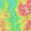 Mapa topográfico 溪中, altitud, relieve