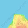 Mapa topográfico мыс Таран, altitud, relieve