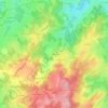 Mapa topográfico Le Masbareau, altitud, relieve