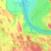 Mapa topográfico Haag, altitud, relieve
