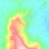 Mapa topográfico Brooloo, altitud, relieve