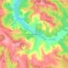 Mapa topográfico Малый Букрин, altitud, relieve