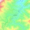 Mapa topográfico El Plateado, altitud, relieve