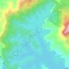 Mapa topográfico Itabiruçu, altitud, relieve