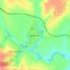 Mapa topográfico Дзвеняче, altitud, relieve