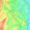 Mapa topográfico Clifton Border Hills, altitud, relieve