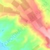 Mapa topográfico Казанки, altitud, relieve