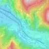 Mapa topográfico Villard-Clément, altitud, relieve