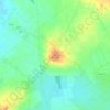 Mapa topográfico Mullagh, altitud, relieve