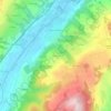 Mapa topográfico La Brisière, altitud, relieve
