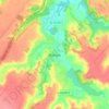 Mapa topográfico Жуковцы, altitud, relieve