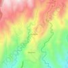 Mapa topográfico New Bohol, altitud, relieve