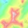 Mapa topográfico Binnein Mor, altitud, relieve