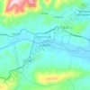 Mapa topográfico El Rancho, altitud, relieve