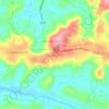 Mapa topográfico Vattaparamba, altitud, relieve