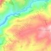Mapa topográfico Casal Sandinho, altitud, relieve