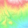 Mapa topográfico Bagongsilang, altitud, relieve