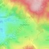Mapa topográfico Arbrefontaine, altitud, relieve
