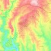 Mapa topográfico Figueiró dos Vinhos, altitud, relieve