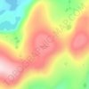 Mapa topográfico Snøfjellskollan, altitud, relieve