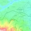Mapa topográfico El Adelanto, altitud, relieve