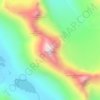 Mapa topográfico Knutsholstinden, altitud, relieve