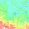 Mapa topográfico Sansare, altitud, relieve