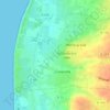 Mapa topográfico La Brocqueterie, altitud, relieve