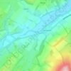 Mapa topográfico Honeyburn, altitud, relieve