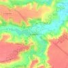 Mapa topográfico Барахты, altitud, relieve