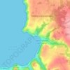 Mapa topográfico Toull ar Vilin, altitud, relieve