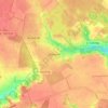 Mapa topográfico Зализное, altitud, relieve