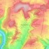 Mapa topográfico Böttigheim, altitud, relieve
