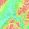 Mapa topográfico Чита, altitud, relieve