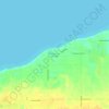 Mapa topográfico Madison-on-the-Lake, altitud, relieve