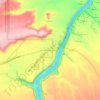 Mapa topográfico Marble Canyon, altitud, relieve