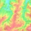 Mapa topográfico Tout-Vent, altitud, relieve