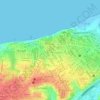 Mapa topográfico Cevicheria Umiña, altitud, relieve